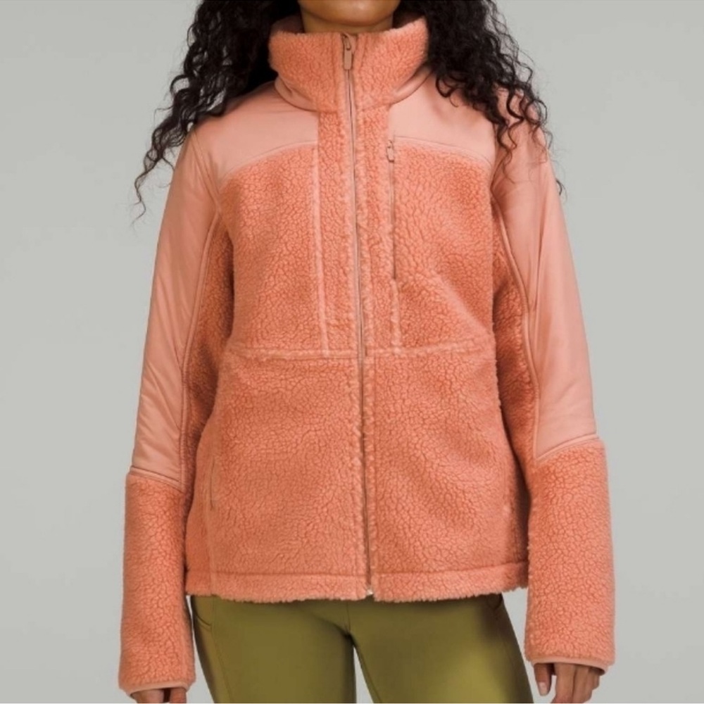 lululemon Textured Fleece Full Zip Jacket